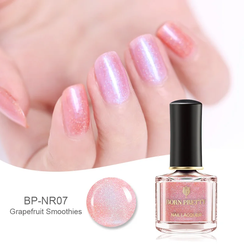 BP-NR07 BORN PRETTY лак для ногтей голографический блеск лак для ногтей Цветной корпус маникюрный лак для ногтей - Цвет: BP-NR07