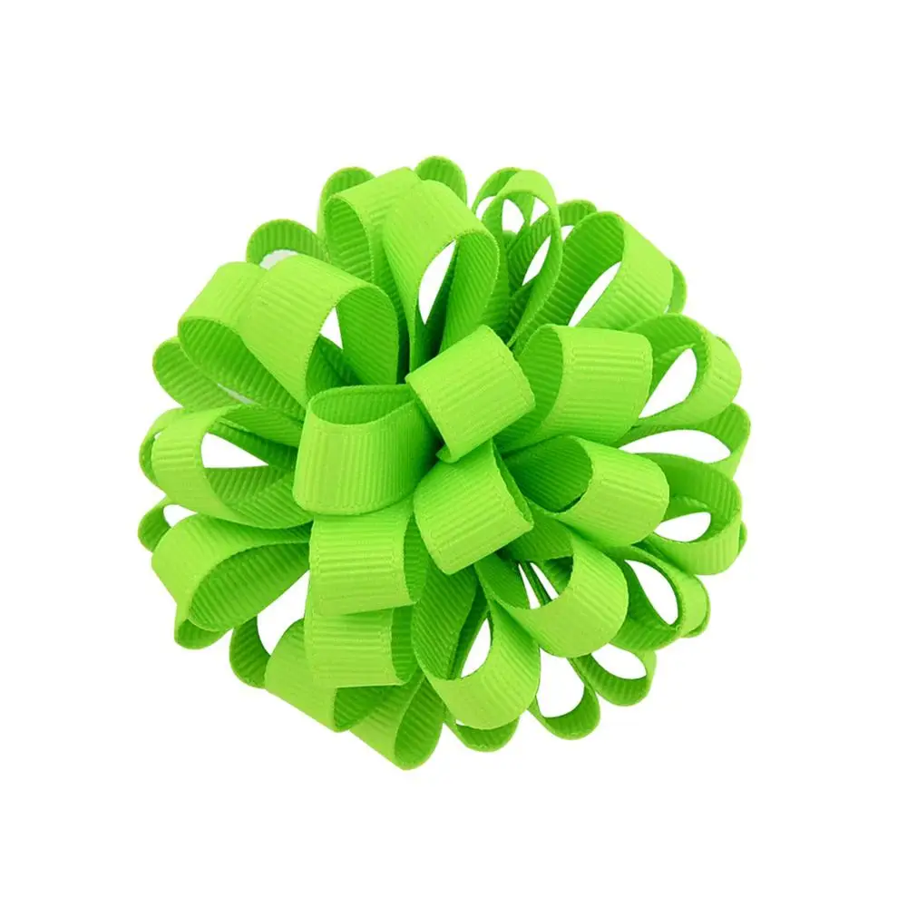 Fluorescent green Детские резинки для волос Ruoshui для девочек, резинки для волос, аксессуары для волос, резинки для девочек, резинки для хвоста, резинка для волос - Цвет: Fluorescent green