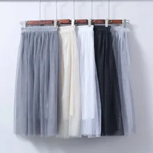 Летние плиссированные юбки, женская элегантная длинная сетчатая юбка с высокой талией, Женская Повседневная Уличная юбка-пачка, Женская юбка Jupe Femme Q1481