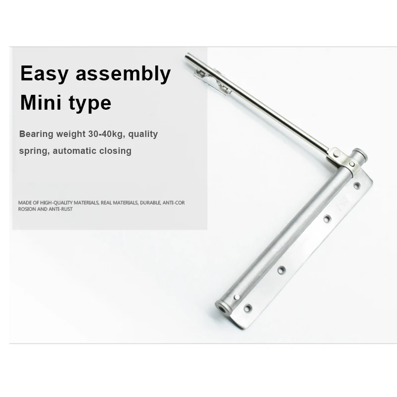 

Automatic Door Closer Stainless Steel Spring Buffer Durable For Home Office Store 4x20cm TB Sale