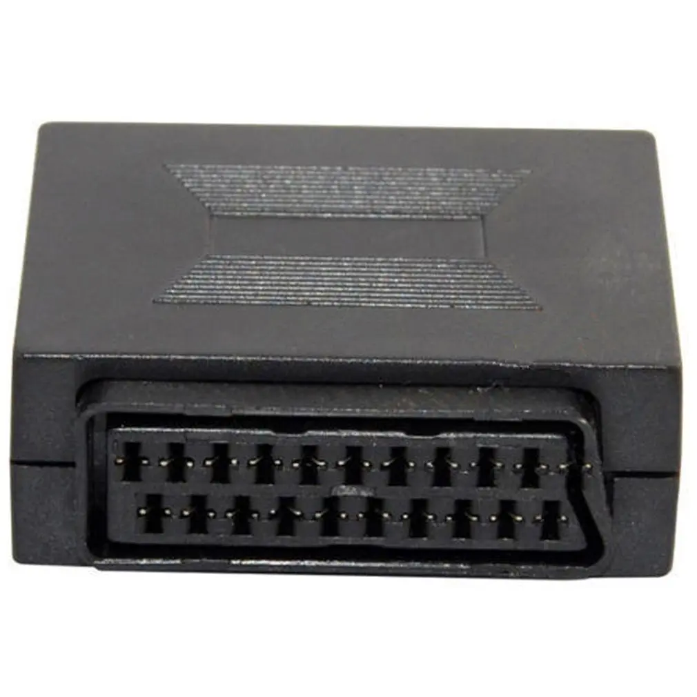 21 Pin Scart Соединительный кабель Ведущий Столярный соединитель Адаптер Женский к гнездовой розетке