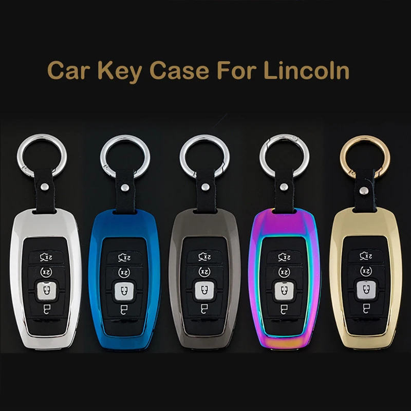 DSYCAR 1 компл. Цинковый сплав ключа автомобиля чехол оболочки чехол для Lincoln MKC MKX MKZ