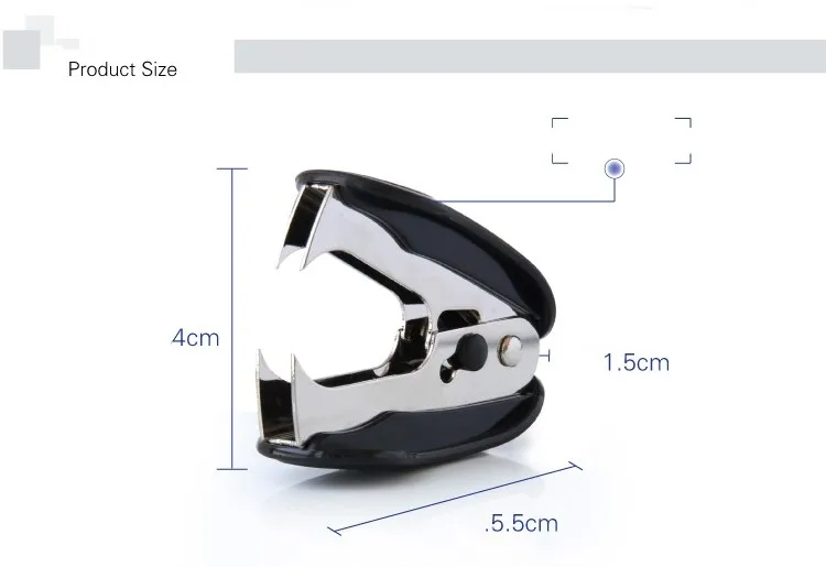1 шт. Мини Портативный стандартный металлический штапель для удаления нажимной Стильный Профессиональный легкий штапель для школы и офиса