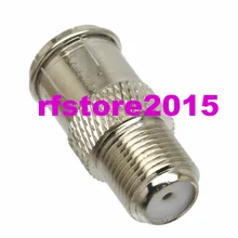 Adaptador conversor 1pce Slide-on F TV plugue macho para F TV pin jack fêmea RF COAXIAL