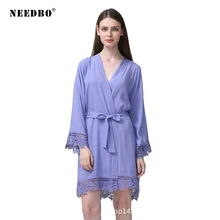 NEEDBO халаты для невесты и подружки невесты, одежда для сна, халаты для подружки невесты, пижамы, халат, ночная рубашка, кружевные свадебные халаты, свадебное платье
