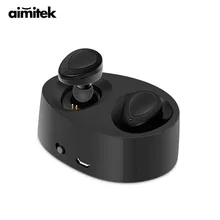 Aimitek K2 TWS Bluetooth наушники настоящие беспроводные наушники мини стерео музыкальные гарнитуры Hands-free с микрофоном зарядная коробка для телефонов