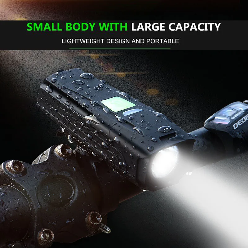 Ceny JoShock rowerów światła 10000 LM 5 tryby T6 LED kolarstwo przednie USB latarka wodoodporna lampa przez 18650 baterii z Taillight