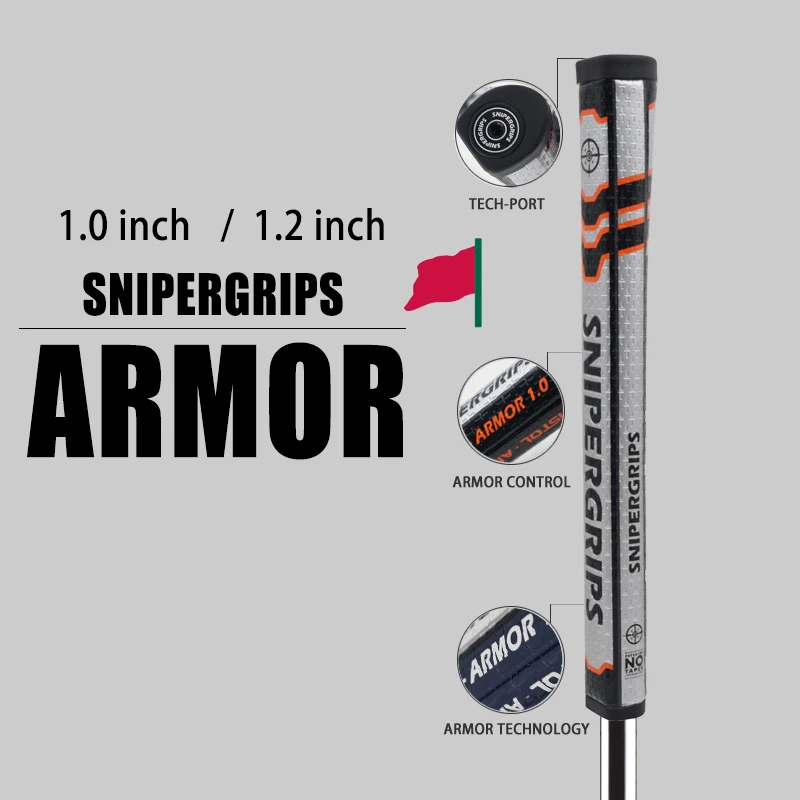 Новый пистолет SNIPERGRIPS ARMOR PU ручки для клюшек гольфа новые ощущения мягкие два