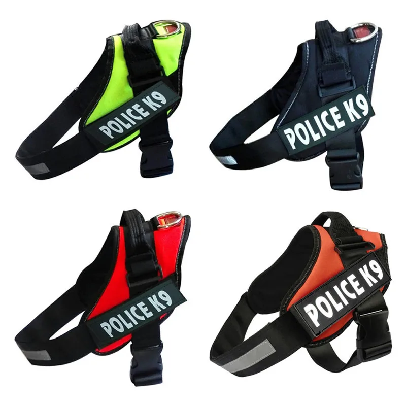 Best Quality Dog Training Harness POLICE K9 Pet Vest Traction Handle
