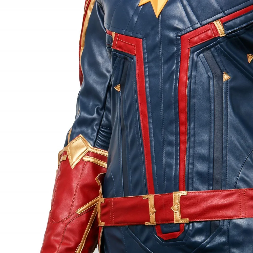 Takerlama капитан Марвел Косплей Костюм Carol Danvers супергерой косплей Ms. Marvel комбинезон Хэллоуин вечерние костюмы