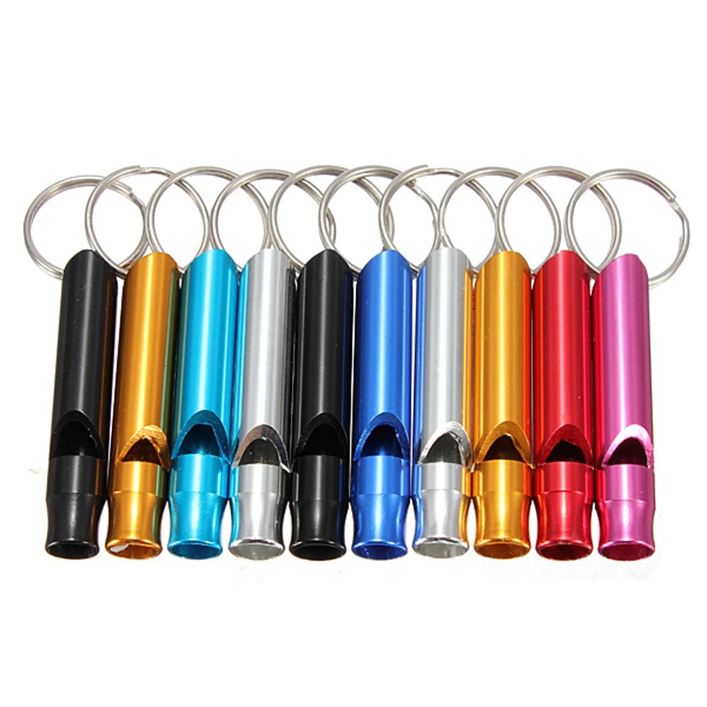 High Quality Survival Outdoor Training Emergency Whistle With Key Chain