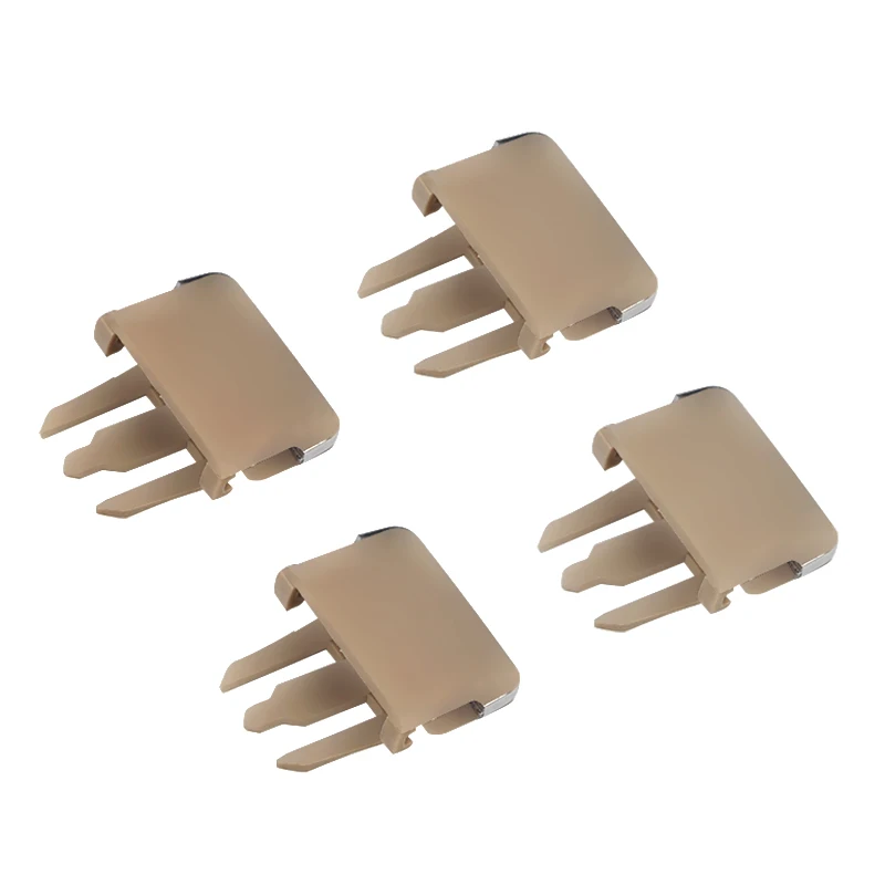 4PCS Beige 2 шт., автомобильный Кондиционер, выхлоп, Автомобильный Центральный переключатель вентиляции, весло, кондиционер, лист, клипса для Toyota Corolla - Название цвета: 4PCS Beige