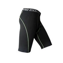 Новые мужские компрессионные колготки 1/2 Беговые брюки тренажерный зал фитнесс теннис для бега трусцой для баскетбола леггинсы футбольные штаны быстросохнущие