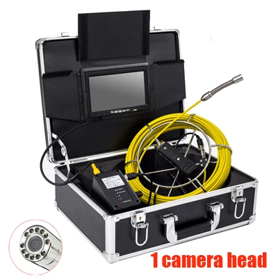 kit with 1 head Авто самобалансирующийся эндоскоп Трубная камера CCTV камера труба Инспекционная камера Авто самобалансирующаяся 28 мм Головка камеры самоуровень - Цвет: kit with 1 head