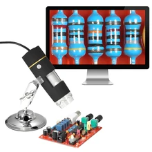 1000X Цифровой Микроскоп USB с функцией OTG Камера Эндоскоп 8-светодиодный увеличительное стекло лупа с подставкой