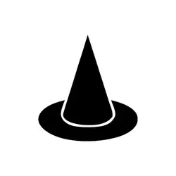 9.3*10.1 см Magic шляпа ведьмы окна автомобиля Стикеры покрытия Средства ухода за кожей моды виниловые наклейки черный/серебристый c7-1261