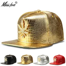 MissFox хип-хоп Мужская шляпа плоская-brimmed Cz камень Paintinged уличная одежда шляпа четыре цвета мужские головные уборы и шапки