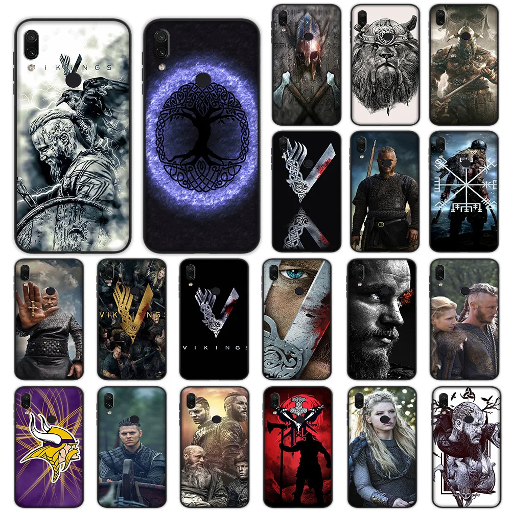 

vikings TV Soft Case for Xiaomi Redmi Note 4 4X 6 7 8 Pro 5 Plus 5A 6A Cover