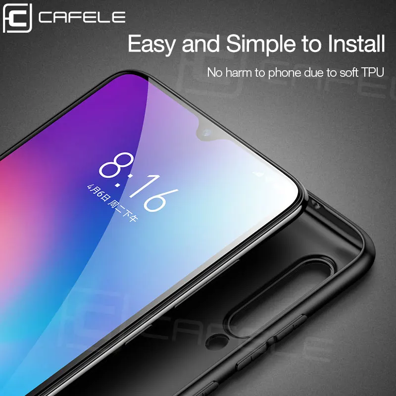 CAFELE Soft Case for Xiaomi Mi 9 Cover Silicone TPU Smooth Ultra Thin Fashion Case For Xiaomi Mi 9 Light Weighted Candy Color