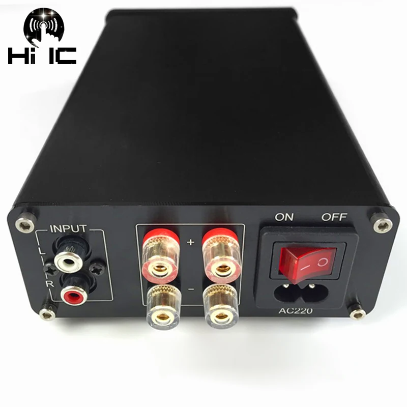 LM3886 AB двухканальный класс 2,0 аудио стерео усилитель высокой мощности HIFI 68 Вт+ 68 Вт домашний алюминиевый корпус Amp AC 220 В