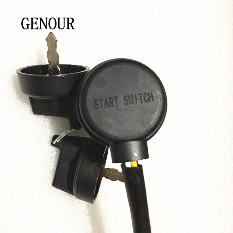 Interruptor De Encendido Con Llave Para Generador De Gasolina 2KW-5KW - 5 Cables, Con Cilindro De Seguridad, Repuesto Para Modelo 186