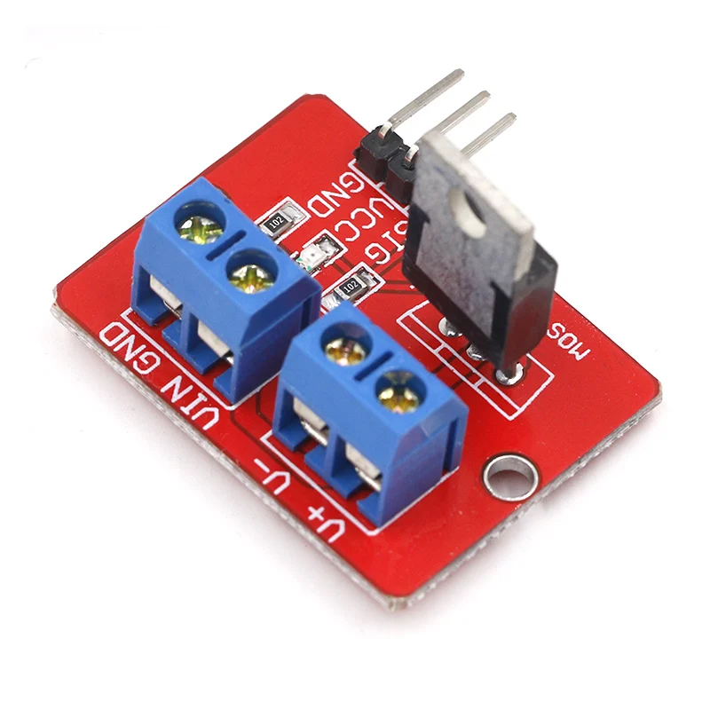 Верхняя кнопка Mosfet IRF520 модуль драйвера для Arduino MCU ARM Raspberry Pi 3 V 5 power MOS PWM