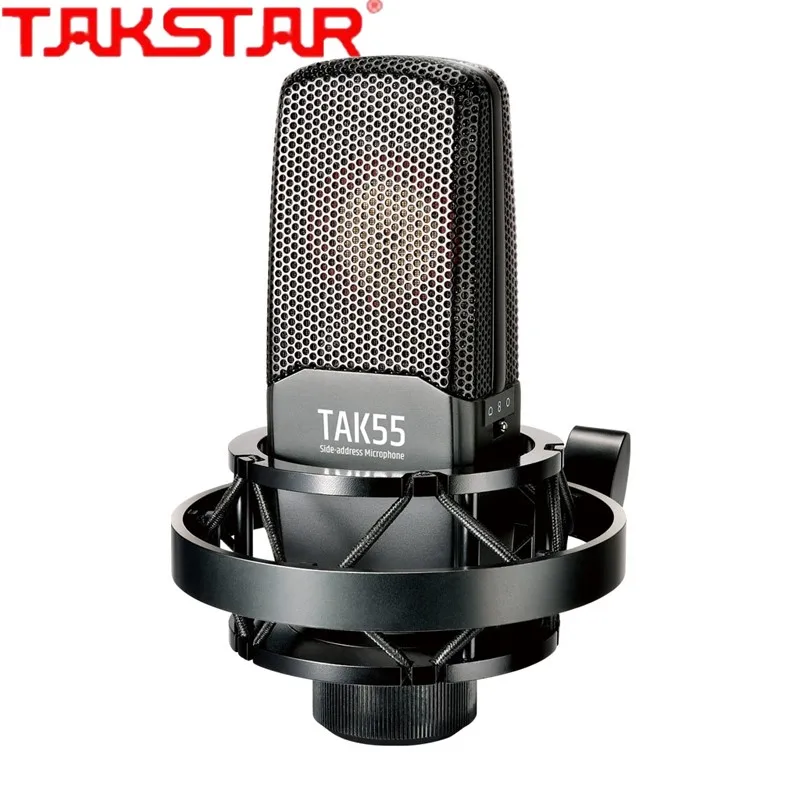 

Takstar TAK55 high quality studio grade professional recording microphone dual gold plated diaphragm three polar patterns