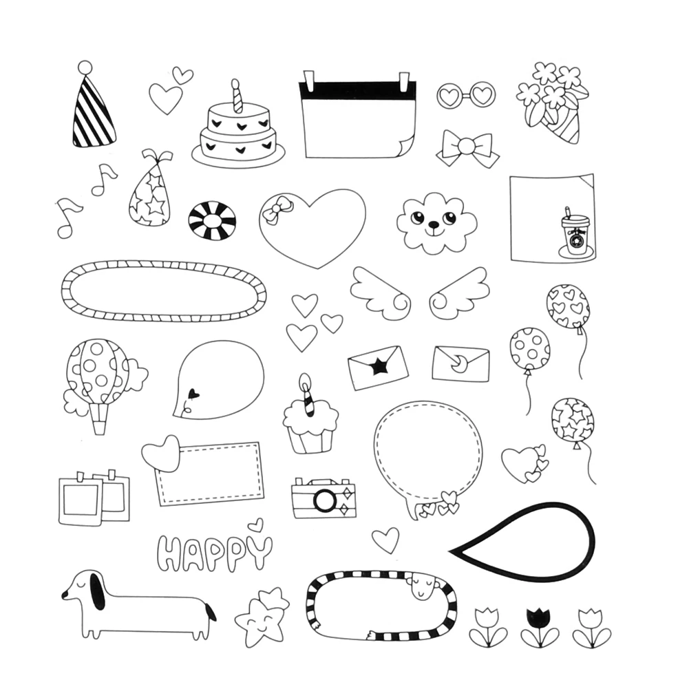 6 sheet new paper stickers for diary scrapbook calendar photo decor book greeting crafts gifts paper pom stickers snoopysticker print paper aliexpress