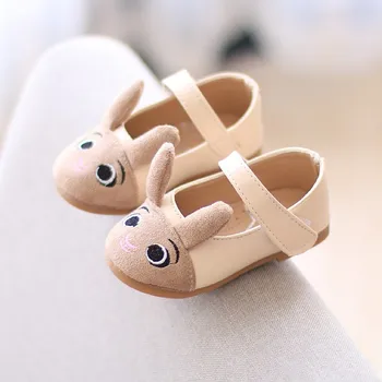 

Children's shoes spring Autumn girls lovely Cartoon Princess shoes PU leather fashion Comfortable Soft bottom kids casual shoes