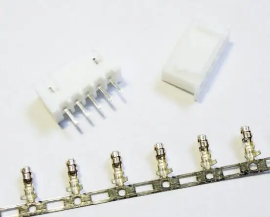 

Free Shipping 50 sets 5pin 2.54mm Pitch Terminal / Housing / Pin Header Connector Wire Connectors Adaptor XH-5P Kits