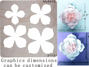 

whiteFlower 2020 Wood Mold Scrapbook Die Cut is compatible with most machines