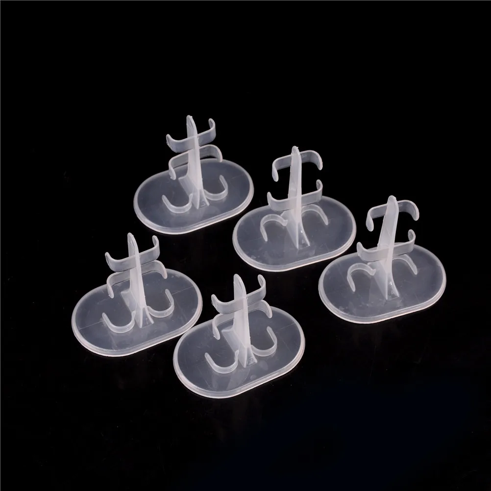 5pcs/lot Doll Stand Display Holder For Girl Dolls Stands Doll Accessories Doll Support Leg Holders Transparent