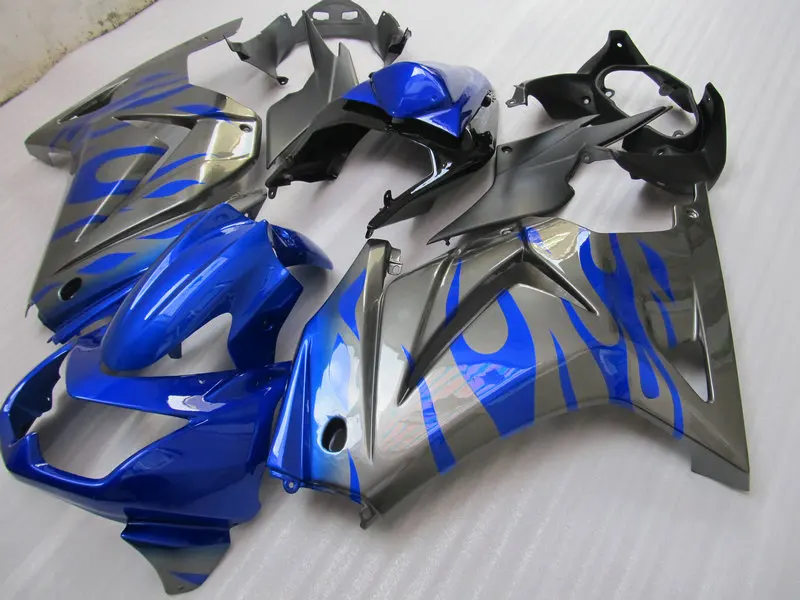 

Injection mold Fairing kit for KAWASAKI Ninja ZX250R 08 09 10 11 12 ZX 250R EX 250 2008 2010 2012 ABS Blue grey Fairings set