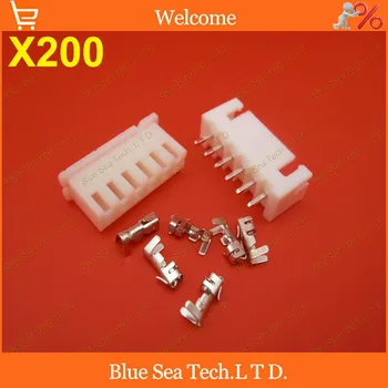 

200 sets 6 Pin XH 180 angle Pin Connector 2.54mm XH-6P Kits for PCB/Automotive/electronic circuit ect.Free Shipping
