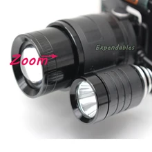 3T6 Масштабируемые фары XML T6 Зум 8000 Люмен 4 Режим Светодиодные фары USB Мощность Перезаряжаемые Охота головного света Зарядное устройство