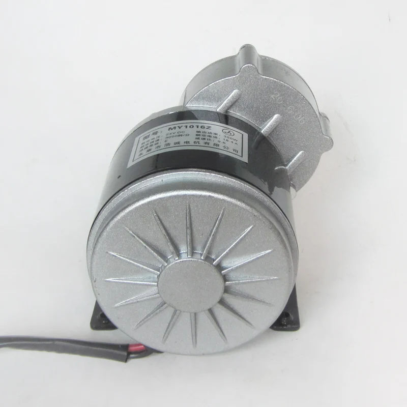 Двигатель щетки JX1016Z 24V 350W двигатель с замедлителем для электрического трицикла Sooter