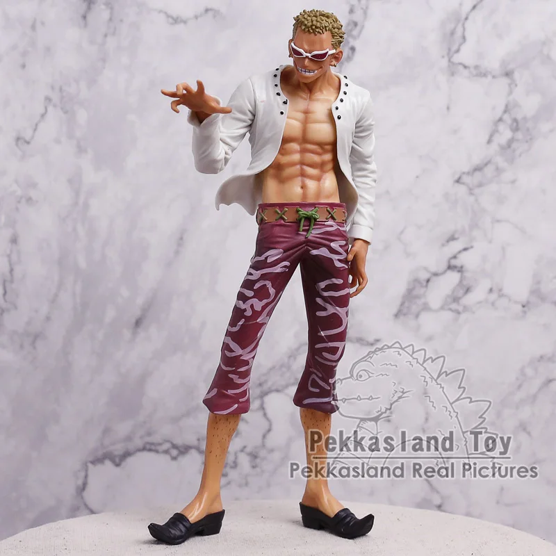 

Anime One Piece Sir Crocodile / Dracule Mihawk / Donquixote Doflamingo PVC Figure Collectible Model Toy 25cm