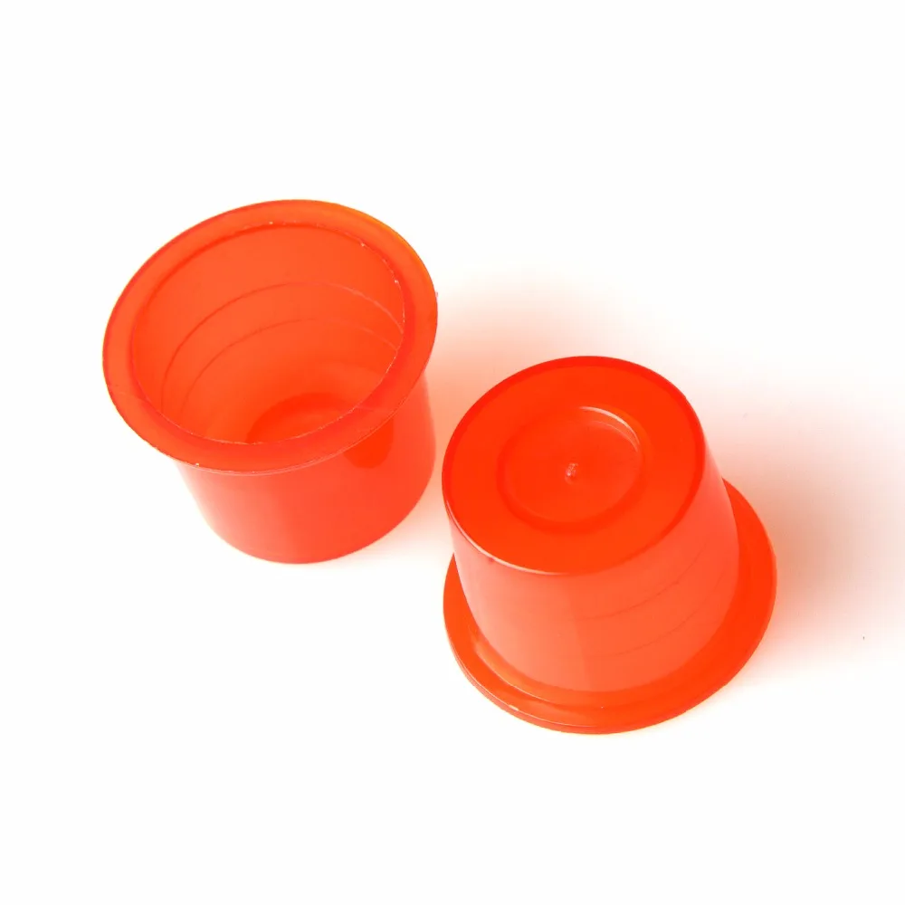 100 Ink Caps big Plastic Cups Tattoo Supplies 24 tattoo Ink cups Red