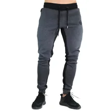 Для мужчин Штаны бег бегунов карман на молнии Training Спорт Спортивная Фитнес тренажерный зал карандаш Брюки для девочек