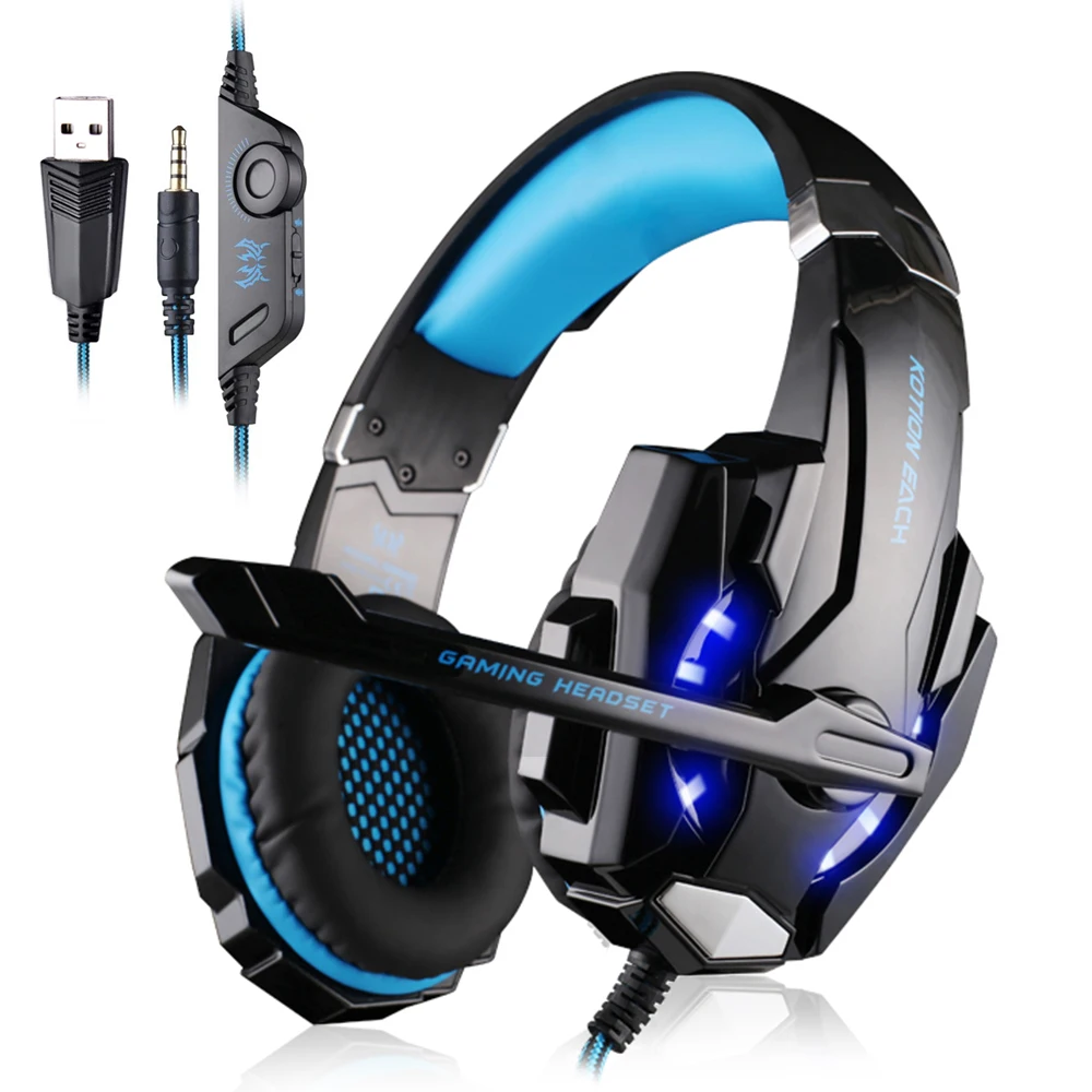 

IMice Wired Headphones Adjustable Earphones Gaming Headset Gamer With Stereo Sound Microphone For Laptop Computer LOL Game