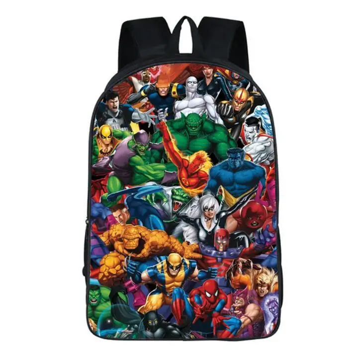 

Superhero Superhero Infinity war mochila Cartoon Backpack Laptop shoulders bag for teenager Bookbags School Bags