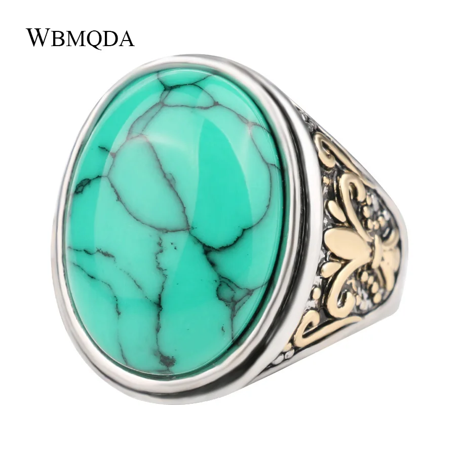 Мужское обручальное кольцо с голубым камнем|ring indian|jewelry giftmen wedding ring |