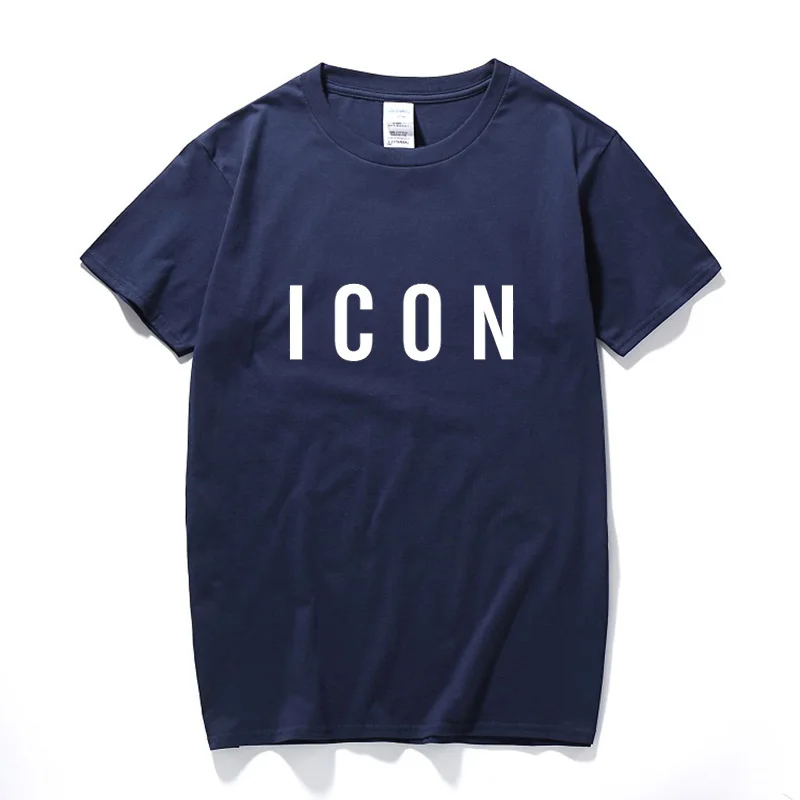 

Funny T-shirt Hot Sale Fashion Brand Icon T Shirt Men Casual Tshirt Print With Icon Hip Hop 100% Cotton Short Sleeve Tee Shirt