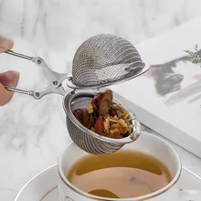 Длинная обрабатываемая сетка для заварки чая, шарик для заварки чая, пинцет для заварки чая из нержавеющей стали, шариковый фильтр WXV, распродажа