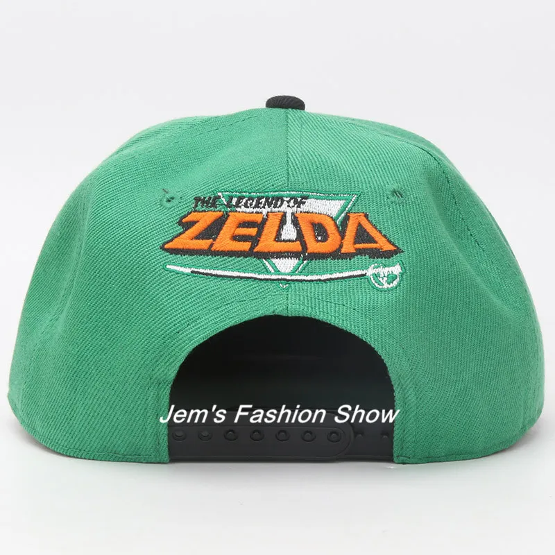 Легенда о Zelda вышивка логотипа Бейсбол Кепки s Snapback Кепки s Шапки Повседневное регулируемый зеленая шляпа от солнца Кепки