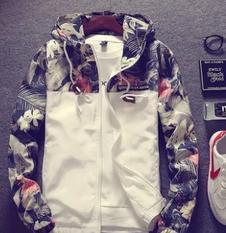 

HO 2019 men Cultivate one's morality even cap Printed tide leisure sweatshirts splicing camouflage is prevented bask in clothes