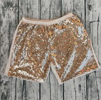 

2017Boutique baby gold sequin shorts wholesale kids sparkle clothing for children hot sale baby Cheap Summer Shiny Sequin shorts