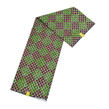 

high quality cotton fabric ankara style wax high quality real wax for women dress A1216