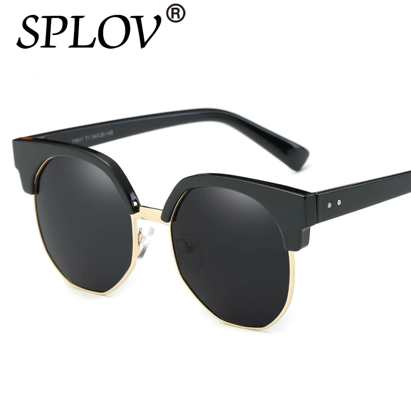 

2017 Octagon Polarized Sunglasses Women Glasses Fashion Sun Glasses Mirror Sunglasses Half Frame Glasses Female Retro Glasses
