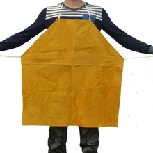 Кожаный сварочный фартук защитная одежда плотника кузнеца Садоводство Рабочая защитная одежда